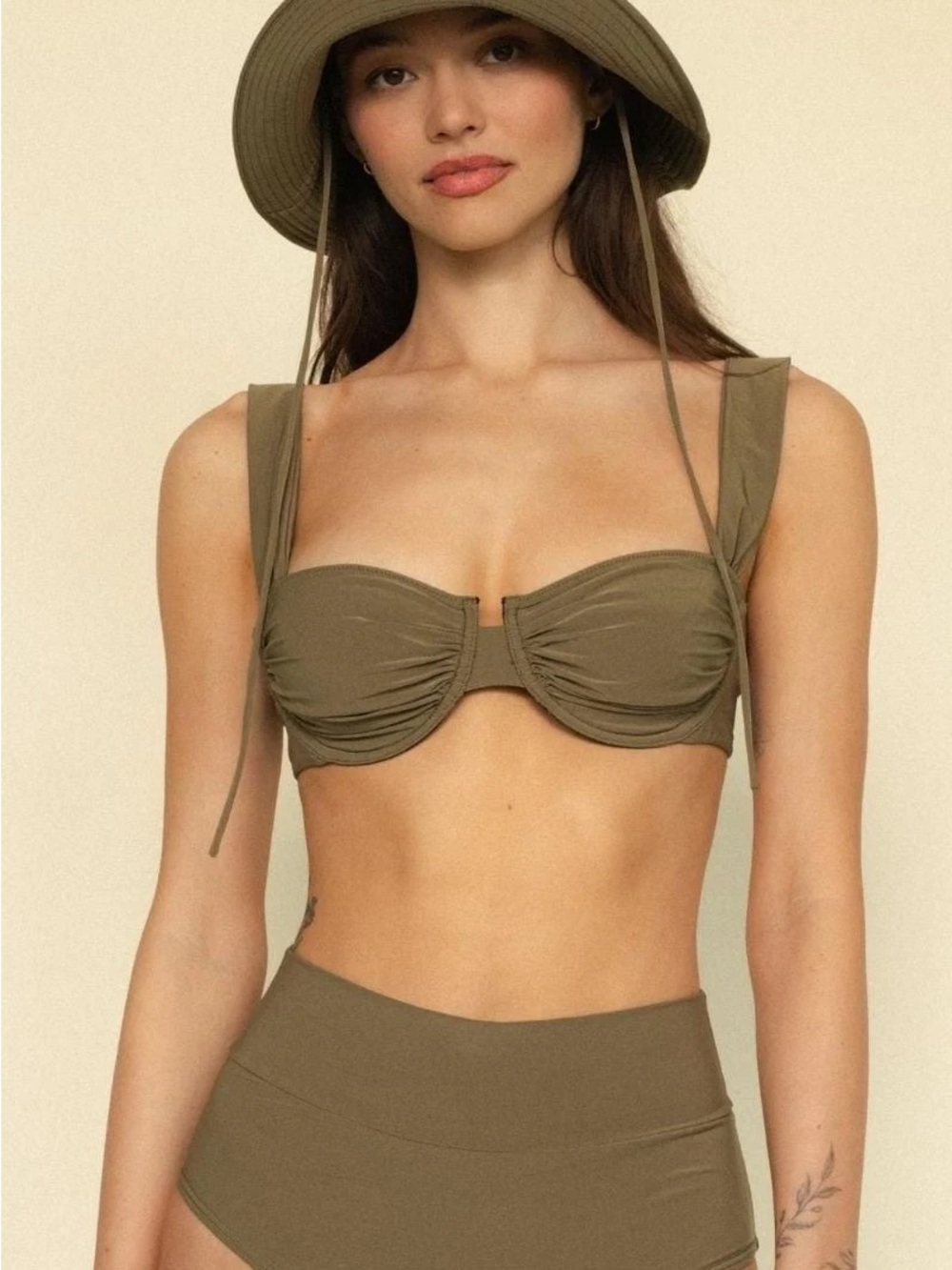 MONTCE KHAKI BELLA BIKINI TOP